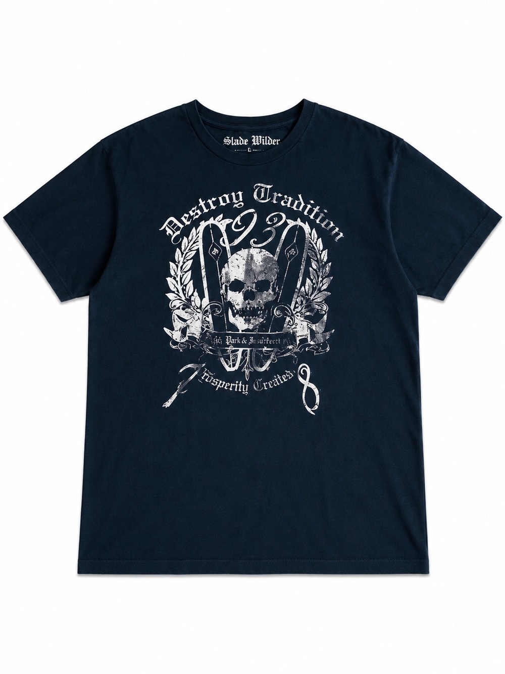 Men’s Slade Wilder Navy/White Graphic T-shirt L